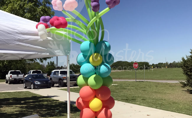 Festive Flower Column